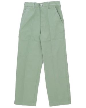 Obey Wide Trousers - Groen