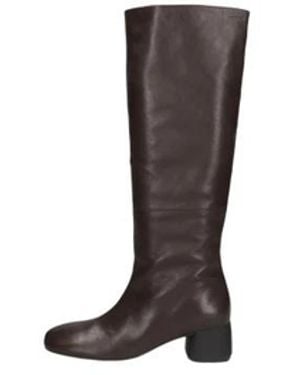 Vagabond Shoemakers Schoenen ,Bruin ,Leer Livia Hoge Laarzen - Zwart