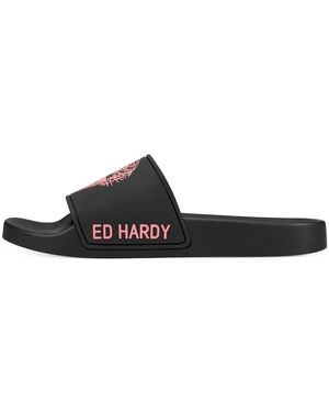 Ed Hardy Sandales - Noir