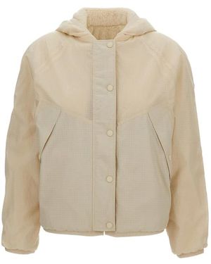 Moncler Faux Fur & Shearling Jackets - Neutro