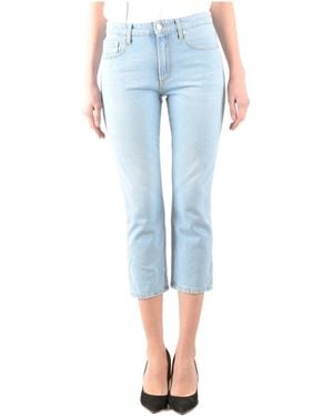 MSGM Cropped Jeans - Blue