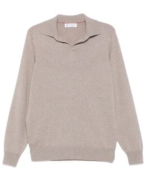 Brunello Cucinelli Cashmere Knitwear - Gris