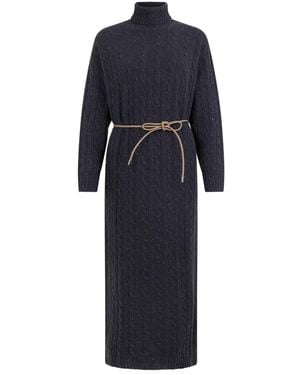 Peserico Knitted Dresses - Blue