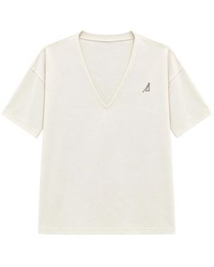 Akep Tops ,Katoen T-Shirt Van Katoen - Wit