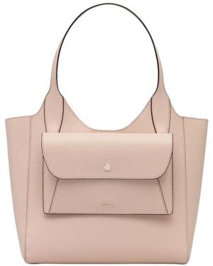 Furla Tassen ,Roze ,Leer Lea S Tote - Grijs