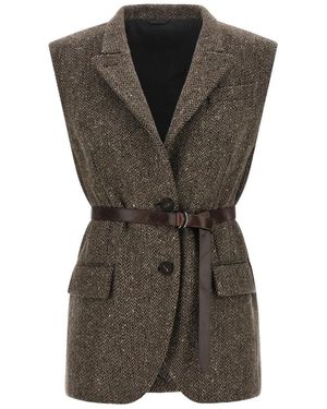 Brunello Cucinelli Vests - Gris