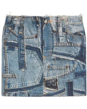 Roberto Cavalli Denim Skirts - Azul