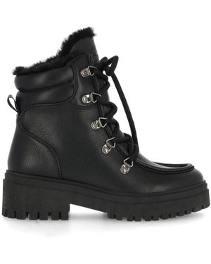 Mexx Lace-Up Boots - Black