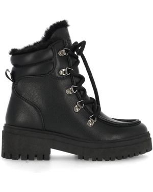 Mexx Lace-Up Boots - Black