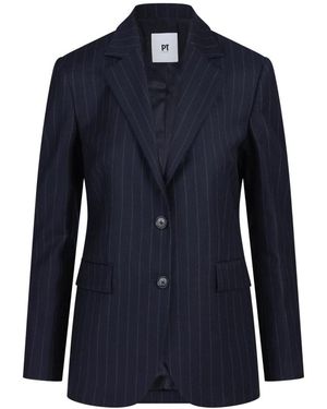PT Torino Enkelrijig Blazer - Blauw