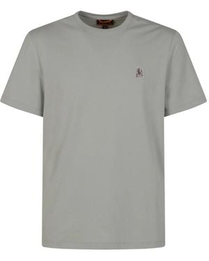 Parajumpers Tops ,Grijs ,Katoen Patch Tee