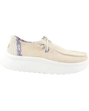 HEYDUDE Laced Shoes - White