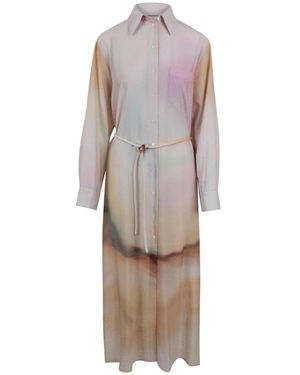 Nanushka Shirt Dresses - Brown