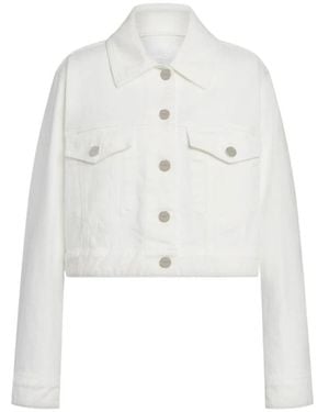 Dondup Regular-Fit Jacke Aus Stretch Bull Denim - Weiß
