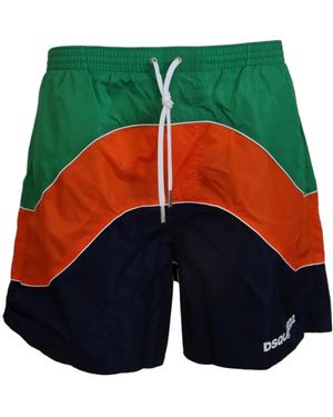 DSquared² Swimshorts Boxer - Blauw