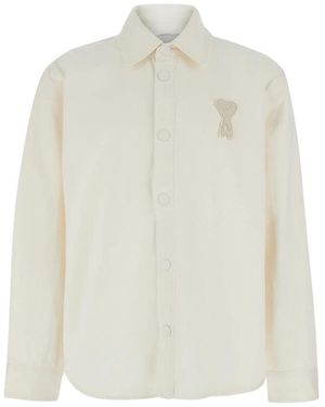 Ami Paris Casual Shirts - White