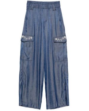 Liu Jo Wide Trousers - Blue