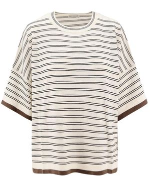 Brunello Cucinelli Round-Neck Knitwear - Neutro