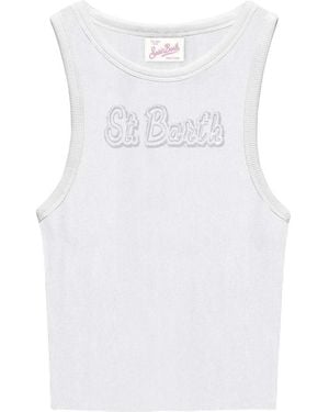 MC2 Saint Barth Sleeveless Tops - White