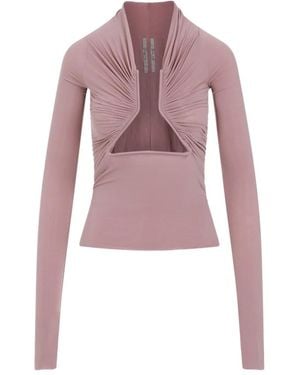 Rick Owens Long Sleeve T-Shirts - Pink