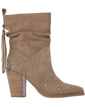 Alma En Pena. Cowboy & Biker Boots - Brown