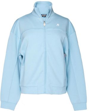 K-Way Hoodies & Sweatvesten ,Blauw ,K3157Dw Zip-Through