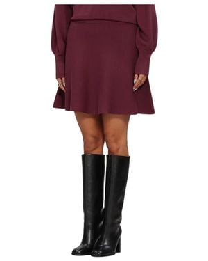 Y.A.S Yasfonny Mini Rok - Paars