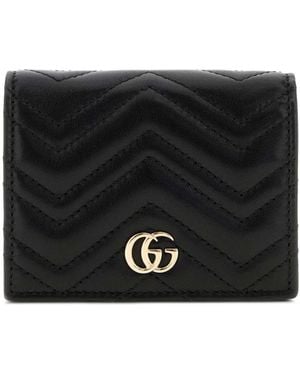 Gucci Accessoires ,Zwart ,Leer Portemonnees Zwart