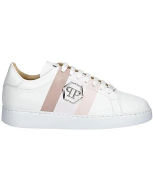 Philipp Plein Lo-Top Hexagon - Wit