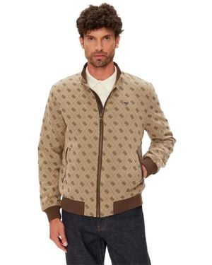 Guess Bomber Jackets - Marrone