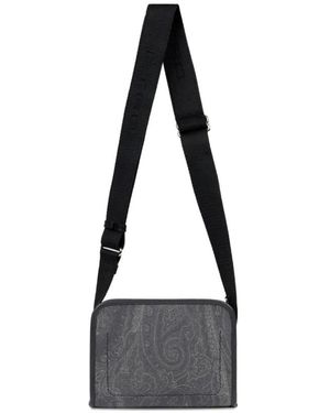 Etro Tassen ,Zwart ,Leer Tas