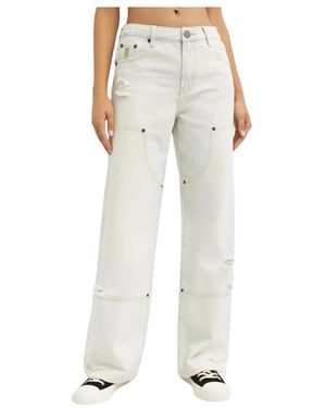 One Teaspoon Straight Fit Jeans - Natural