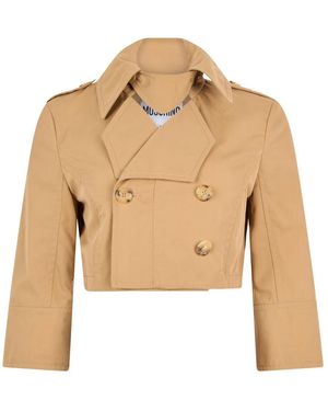 Moschino Trench Coats - Neutro