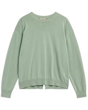 Semicouture Round-Neck Knitwear - Verde