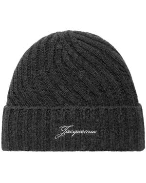 Jacquemus Le Bonnet Tourni Muts - Zwart