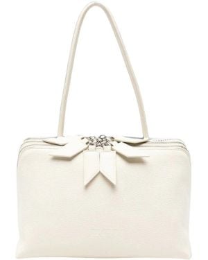 The Attico La Passeggiata Top Handle Bag - Naturel