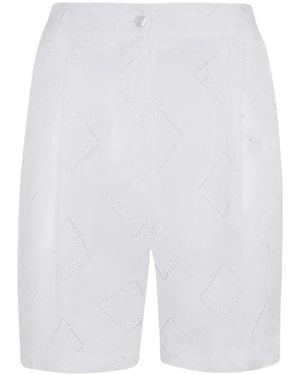 Kiton Korte Broeken - Wit