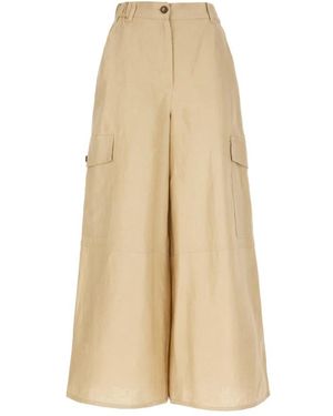 Weekend by Maxmara Wide Trousers - Natural