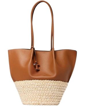 Tod's Strohbesetzte Tote Tasche - Braun