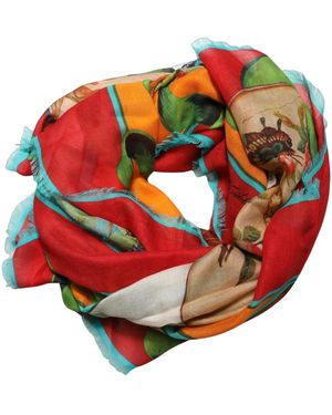 Dolce & Gabbana Silk Scarves - Red