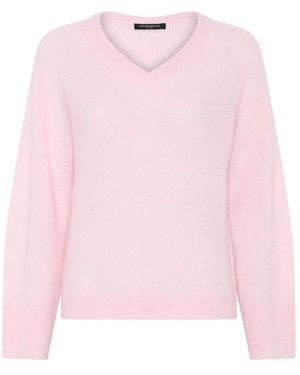 Bruuns Bazaar V-Neck Knitwear - Pink