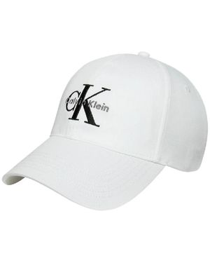 Calvin Klein Accessoires ,Wit ,Katoen Baseball Cap