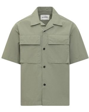 Jil Sander Short Sleeve Shirts - Groen