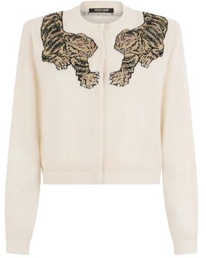 Roberto Cavalli Cardigans - Blanco