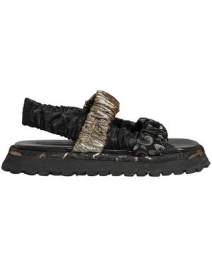 Dolce & Gabbana Flat Sandals - Black