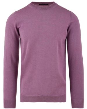 Daniele Alessandrini Round-Neck Knitwear - Purple