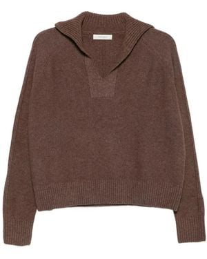 JC Sophie V-Neck Knitwear - Marrón