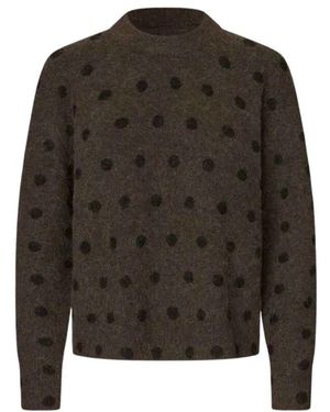 Samsøe & Samsøe Round-Neck Knitwear - Vert