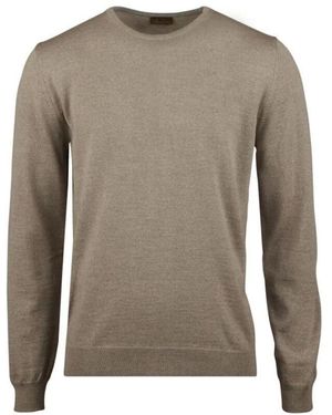 Stenströms Rundhals-Strickware - Grau