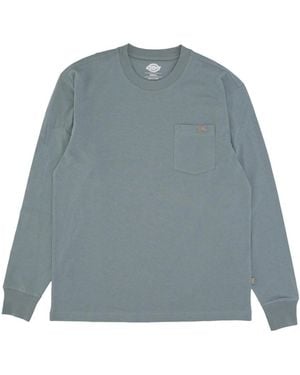 Dickies Long Sleeve T-Shirts - Blue